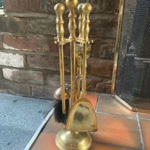 Antique Brass Companion Set