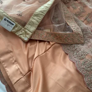 Asian wedding nikkah engagement dress lengha suit medium 12-14 - Image 2