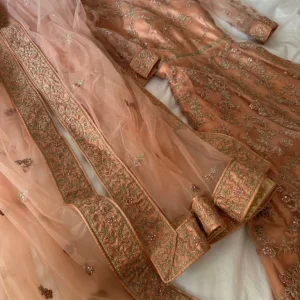 Asian wedding nikkah engagement dress lengha suit medium 12-14