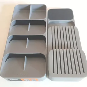 Grey Joseph Joseph 2-Piece Drawer Organizer Set - Image 2