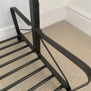 IKEA Portis Large Black Metal Clothing Rail - Image 4
