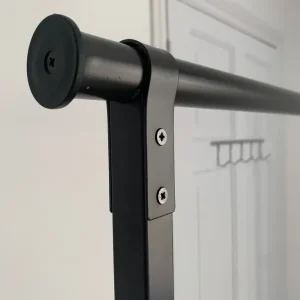 IKEA Portis Large Black Metal Clothing Rail - Image 5