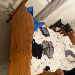 Free double bed with mattress - Image 2