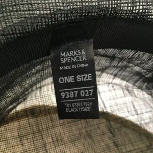 Marks & Spencer Ladies Black Straw Hat with Bow Detail - Image 7
