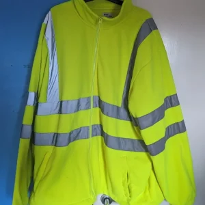 Arco Essentials Yellow Hi-Vis Fleece Jacket X2 Large (18E03) - Image 2