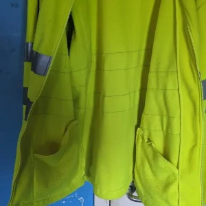 Arco Essentials Yellow Hi-Vis Fleece Jacket X2 Large (18E03) - Image 3