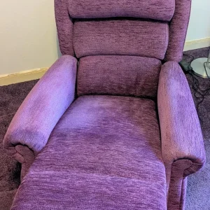 Petite Newbury Riser-Recliner in Purple - Image 3