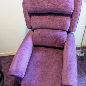 Petite Newbury Riser-Recliner in Purple - Image 4