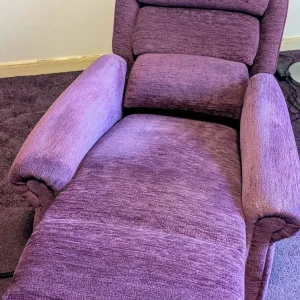 Petite Newbury Riser-Recliner in Purple - Image 7