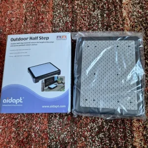 Beand new large aidapt half step up elderly less able step weather resistant