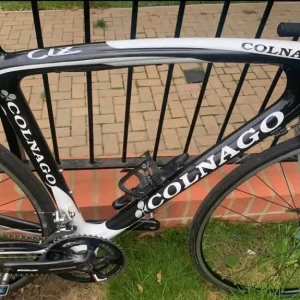 Colnago CLX Carbon Road Bike – 54cm, Black/White - Image 2