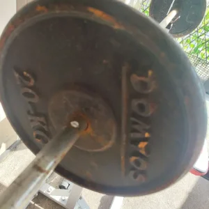 Weights bench bars and weights - Image 2