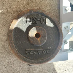 Weights bench bars and weights - Image 3