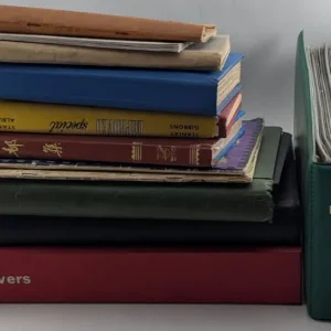 Job Lot Of Assorted Stamp Albums, inc FDC's, Predecimal GB Mint Blocks, FDC's, GB Used Off Paper