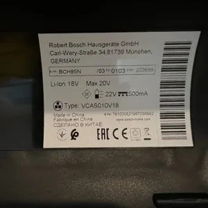 Bosch BCH85N athlete 20Vmax rechargeable battery-hand-held vacuum cleaner - Image 2
