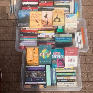 100+ paperbacks and a few hardbacks