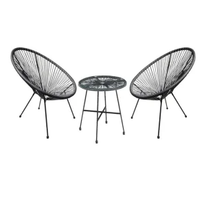 3-Piece Acapulco Style Garden Patio Furniture Set - Image 2