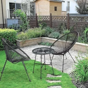 3-Piece Acapulco Style Garden Patio Furniture Set