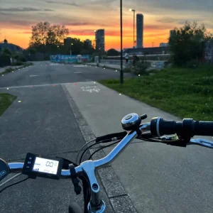 Modified Elops 120E Electric Commuter Bike – Black, Steel Frame, No Battery - Image 4