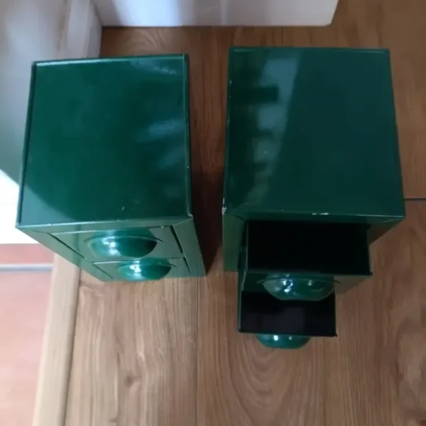 Small desktop metal drawers