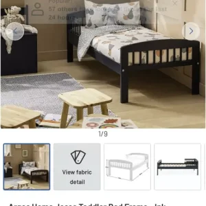 Cot bed and mattress