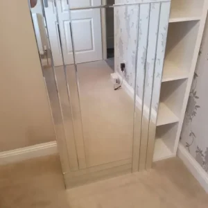 Bevelled full length mirror - Image 2