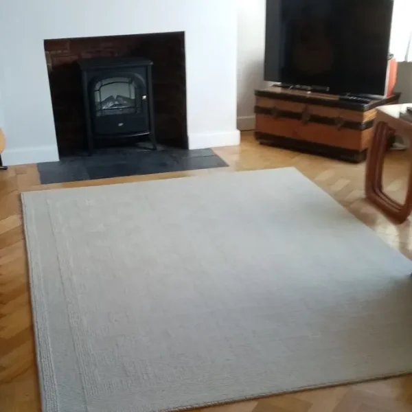 Ikea cream wool rugs x2 - 100% wool