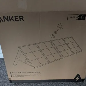 Anker 625 SOLIX 100W Foldable Solar Panel – Like New, Boxed