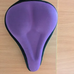 Women's bicycle helmet white and purple - Image 6
