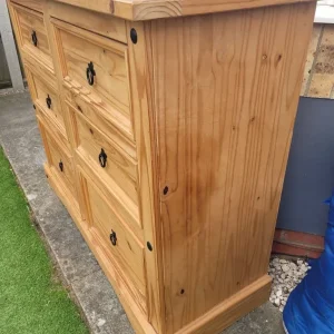 Extra large Mexican pine chest of drawers - Image 4