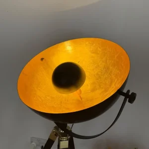 Wayfair black wood gold studio lamp - Image 5