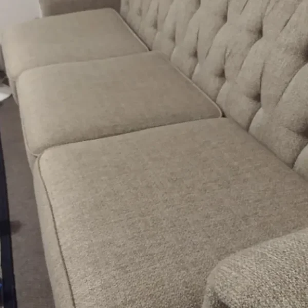 Oatmeal Coloured 3 & 2 Seater Sofas