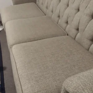 Oatmeal Coloured 3 & 2 Seater Sofas