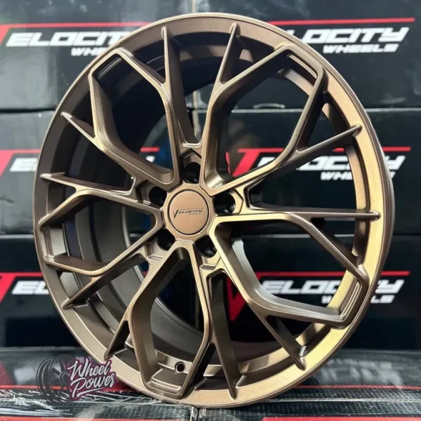 19-inch 5x112 Velocity Bronze Wheels x4