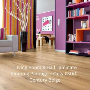 Living Room & Hall Laminate Flooring – With Free Underlay and Beading - Image 2