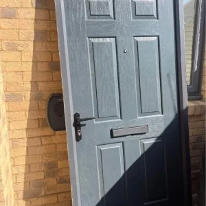 Grey Composite Front Door 210cm x 100cm