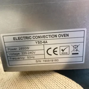 YSD-6A Convection Ovens x 2 - Image 5