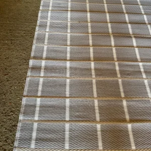 2 X Large Habitat Garden Rug Reversible Grey/White - Image 2