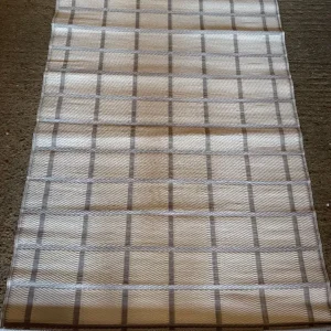 2 X Large Habitat Garden Rug Reversible Grey/White - Image 3