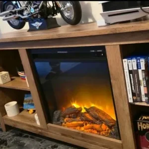 Wooden Electric Fireplace - Image 2