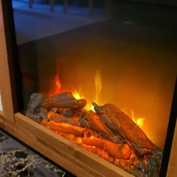 Wooden Electric Fireplace