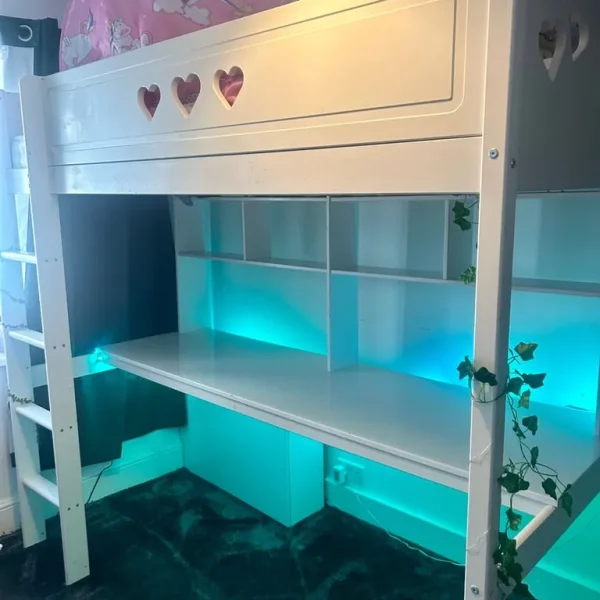 High sleeper single bed