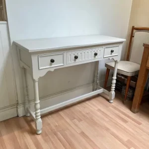 Vintage Oak Console Table with Farrow & Ball Paint - Image 3