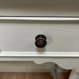 Vintage Oak Console Table with Farrow & Ball Paint - Image 6