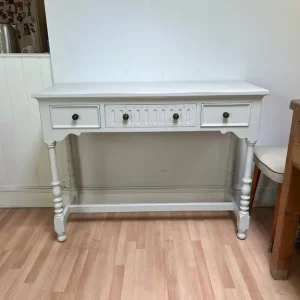 Vintage Oak Console Table with Farrow & Ball Paint - Image 7