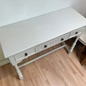 Vintage Oak Console Table with Farrow & Ball Paint - Image 8