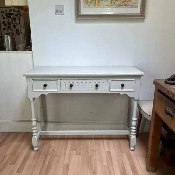 Vintage Oak Console Table with Farrow & Ball Paint