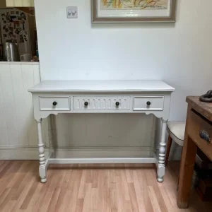 Vintage Oak Console Table with Farrow & Ball Paint