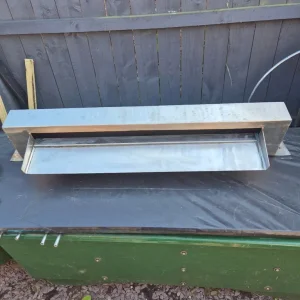 Large stainless steel water blade