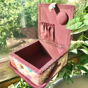 Fox fabric design sewing container - Image 3